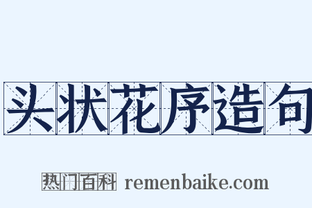 头状花序造句是什么意思的图片